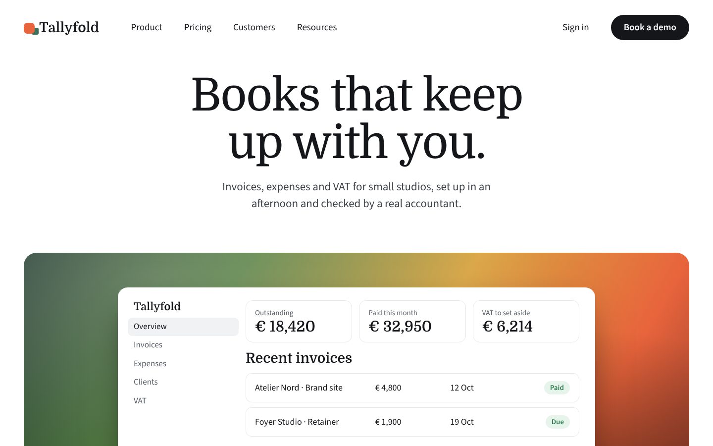 Buchhaltungssoftware, Beispiel